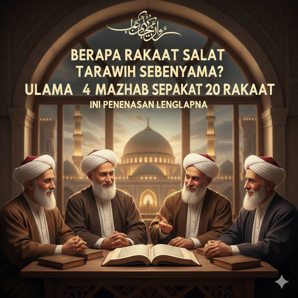 Berapa Rakaat Salat Tarawih Sebenarnya? Ulama 4 Mazhab Sepakat 20 Rakaat, Ini Penjelasan Lengkapnya