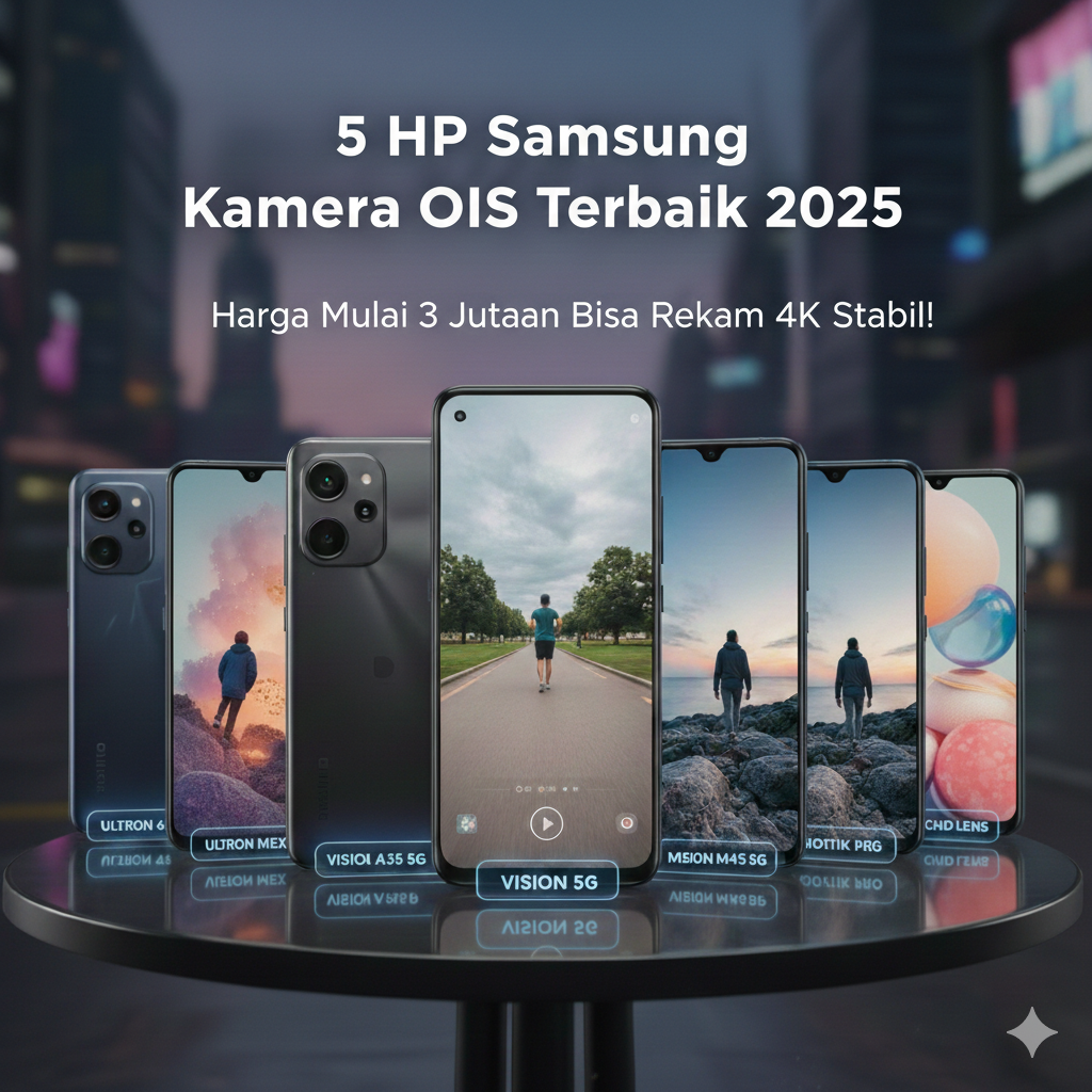 5 HP Samsung Kamera OIS Terbaik 2025, Harga Mulai 3 Jutaan Bisa Rekam 4K Stabil!