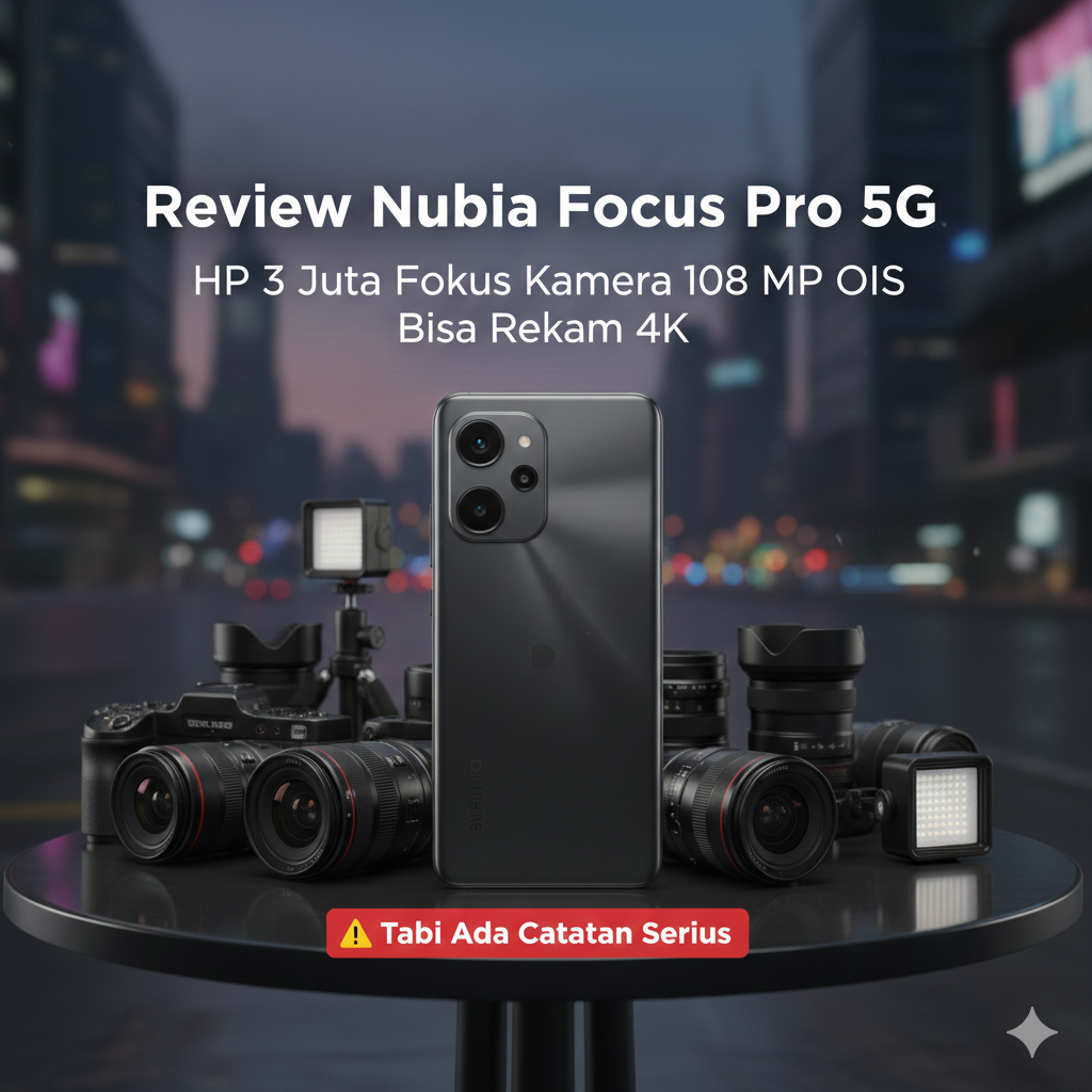 Review Nubia Focus Pro 5G: HP 3 Juta Fokus Kamera 108 MP OIS, Bisa Rekam 4K Tapi Ada Catatan Serius
