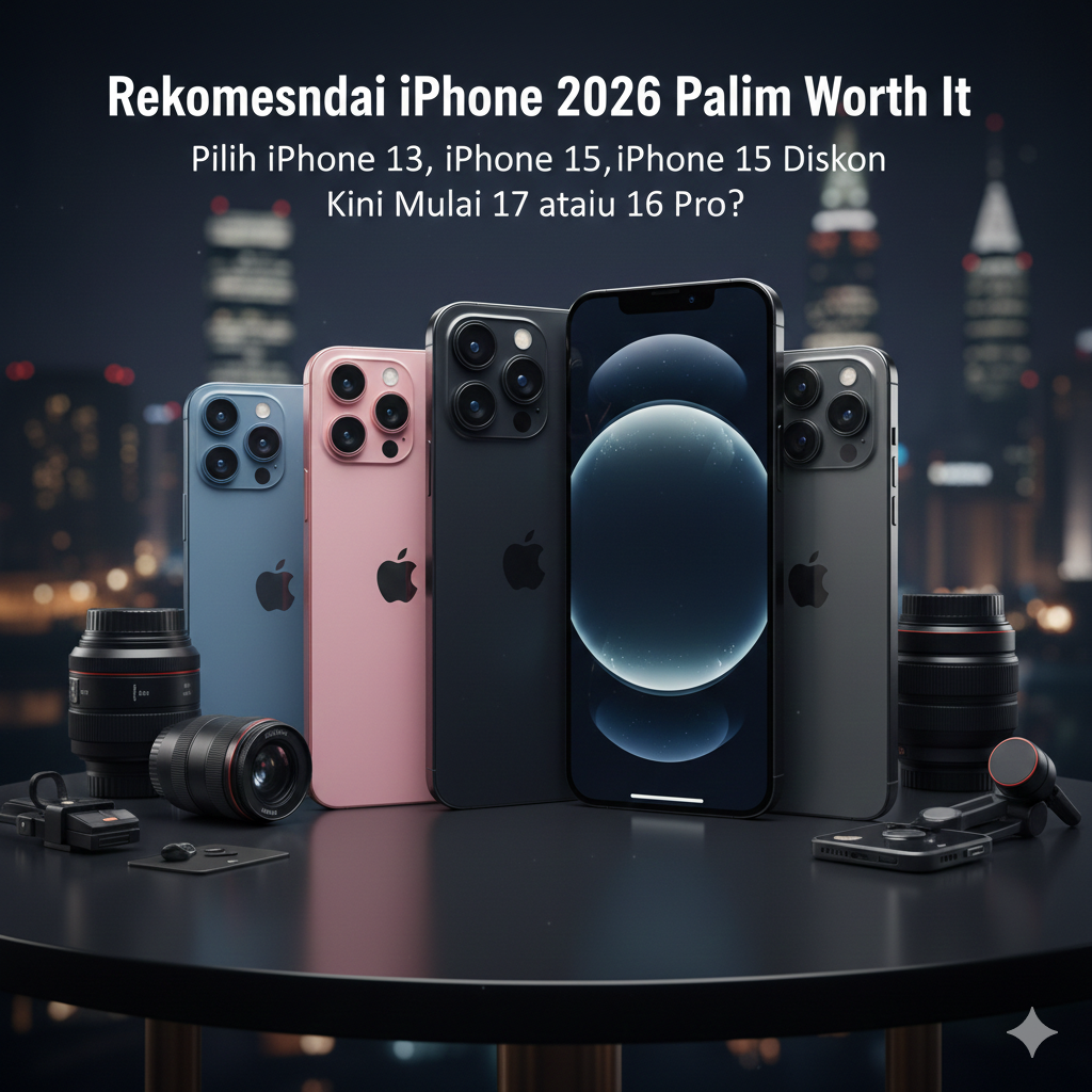 Rekomendasi iPhone 2026 Paling Worth It: Pilih iPhone 13, iPhone 15, iPhone 17 atau 16 Pro?