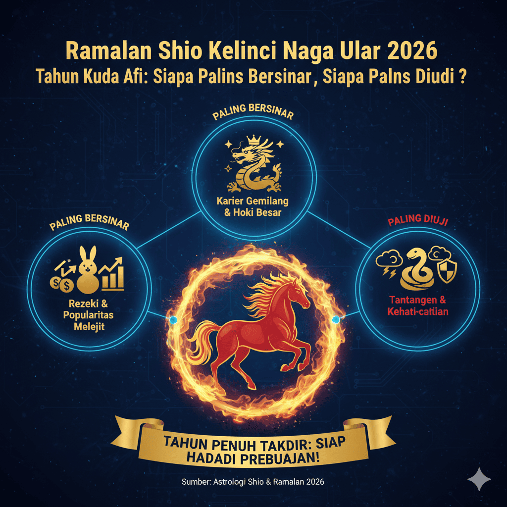 Ramalan Shio Kelinci Naga Ular 2026 Tahun Kuda Api: Siapa Paling Bersinar, Siapa Paling Diuji?
