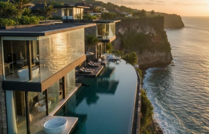 Daftar 10 hotel termahal di Indonesia dengan tarif hingga Rp340 juta per malam. Ada yang menghadap Borobudur dan tebing Uluwatu.