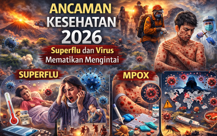 Ancaman kesehatan 2026 membayangi dunia: superflu, MPOX, rubella, hingga penyakit misterius jadi sorotan kewaspadaan global.