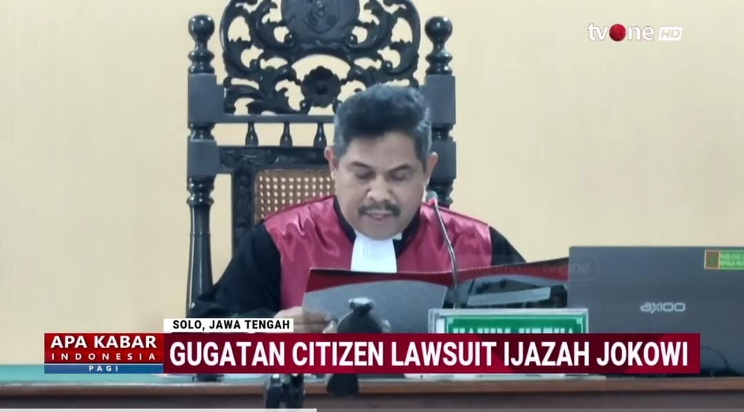 Sidang gugatan citizen law ijazah Jokowi hadirkan Roy Suryo sebagai ahli digital forensik di pengadilan.