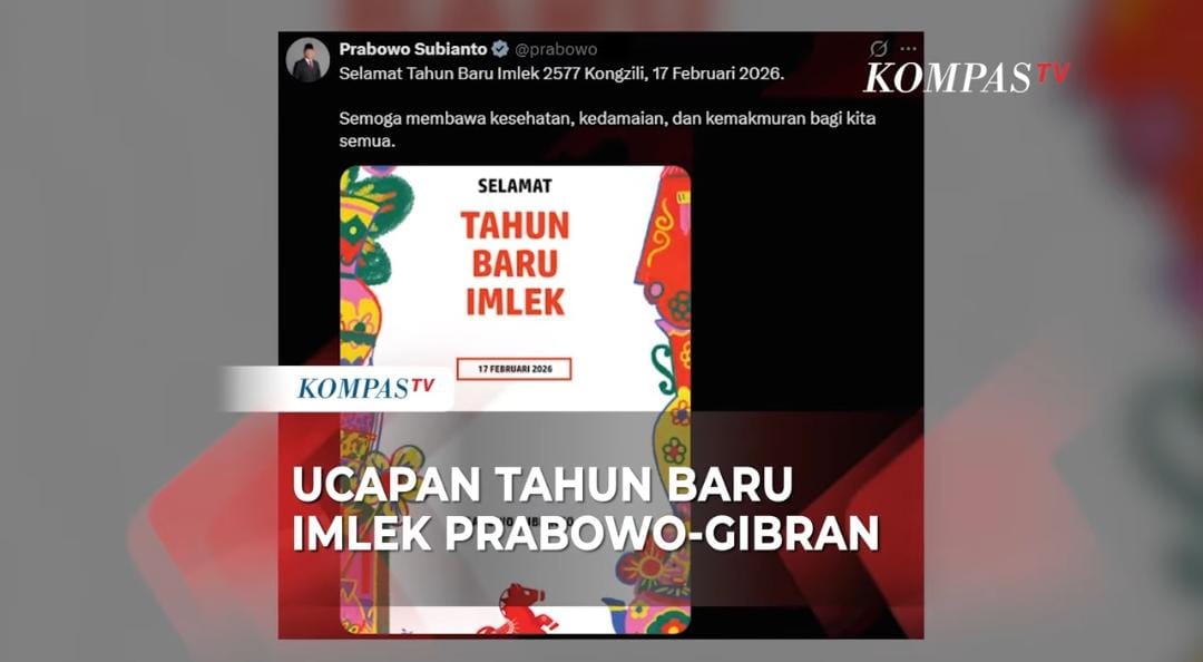 Ucapan Selamat Tahun Baru Imlek 257 dari Presiden, tekankan toleransi dan persatuan bangsa.