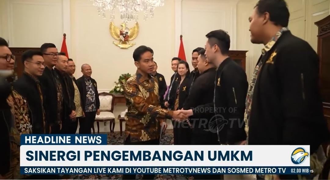 Gibran perkuat sinergi UMKM dan wirausaha pemula bersama ID Entrepreneurs Club di Istana Wapres.
