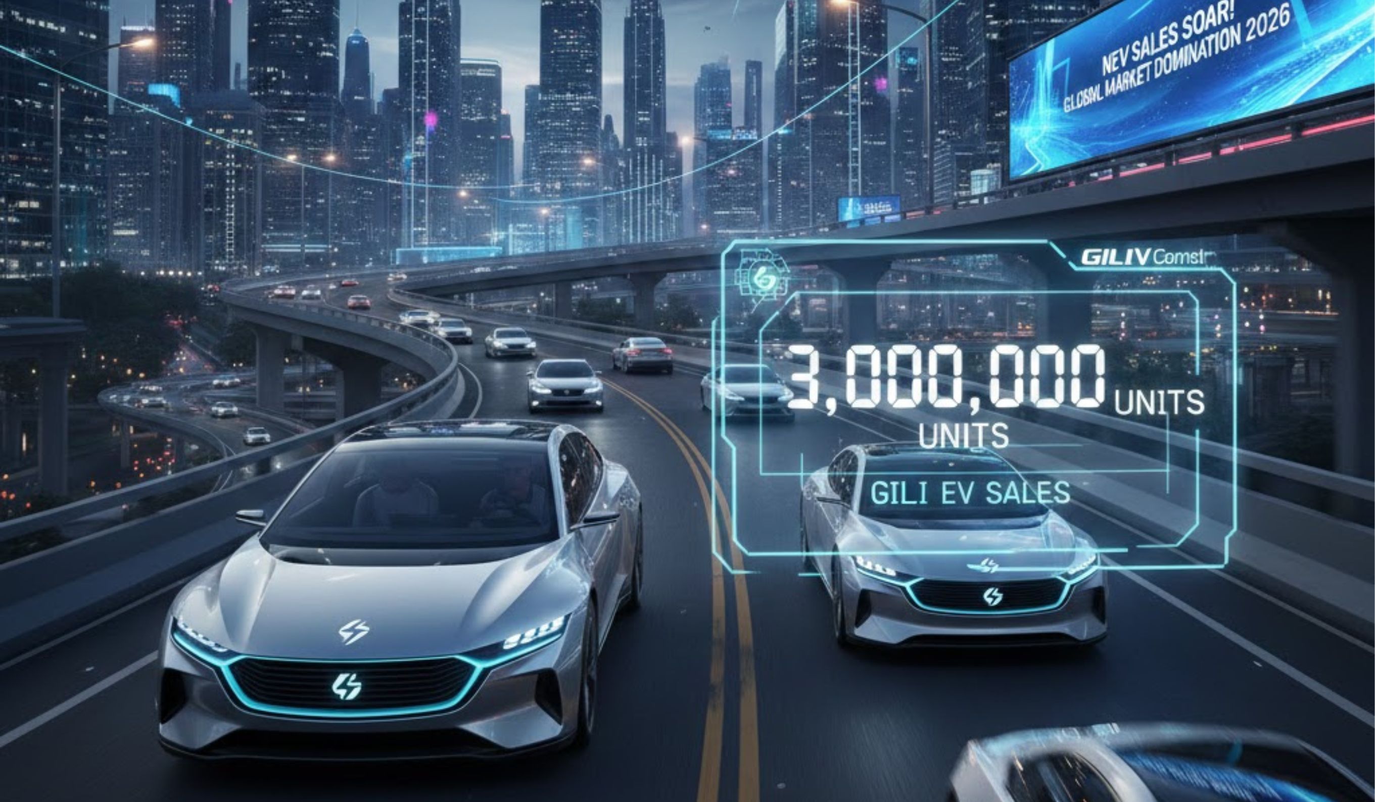 Mobil listrik canggih Gili tembus 3 juta unit! Penjualan NEV melonjak dan siap dominasi pasar global 2026.