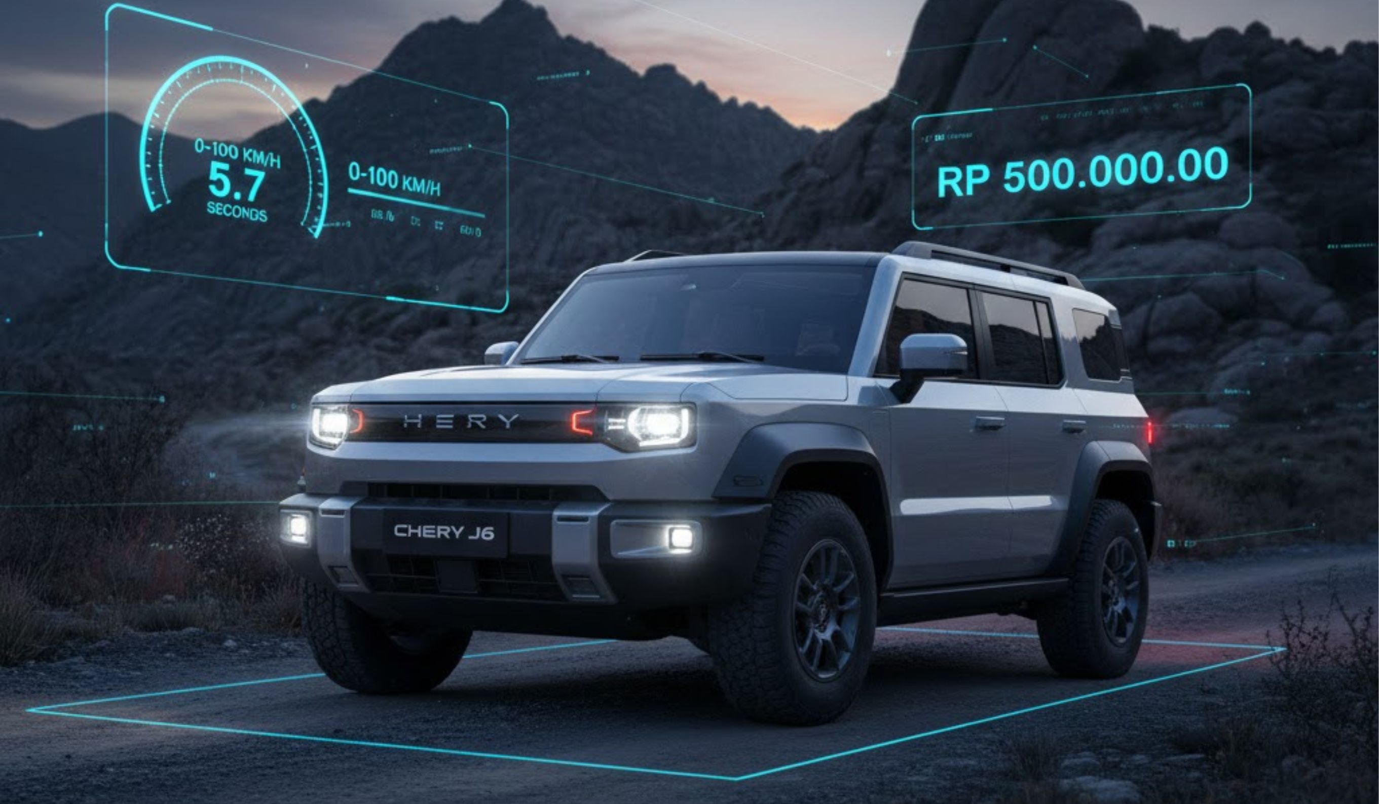 Review Chery J6: SUV listrik boxy siap offroad, 0-100 km/jam 5,7 detik, harga 500 jutaan. Layak dibeli?