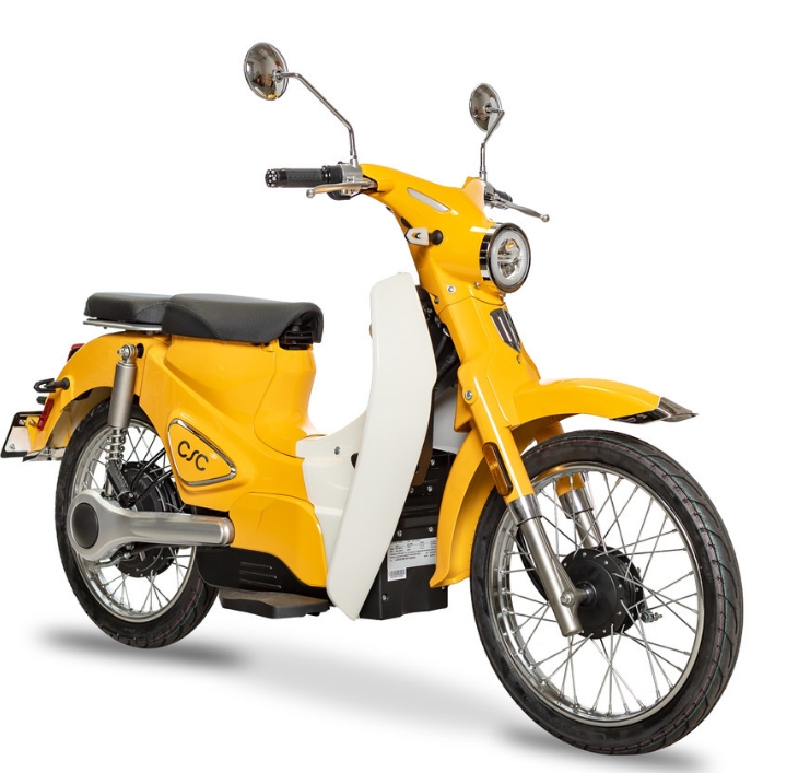Motor listrik Zongshen CSC Monterrey bergaya retro mirip Super Cub, jarak tempuh 104 km dan harga Rp28 jutaan