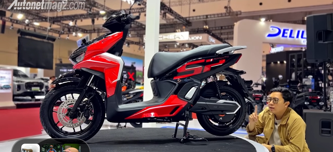 Indomobil E-Motor Sprinto hadir sebagai skutik listrik sporty dengan jarak tempuh 110 km dan fitur digital modern untuk mobilitas urban.