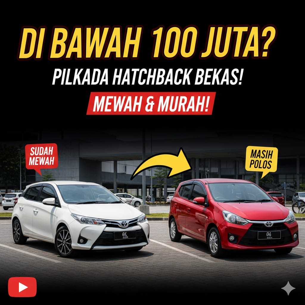 7 mobil hatchback bekas di bawah Rp100 juta lebih worth it dari LCGC. Irit, kencang, dan nyaman untuk harian.