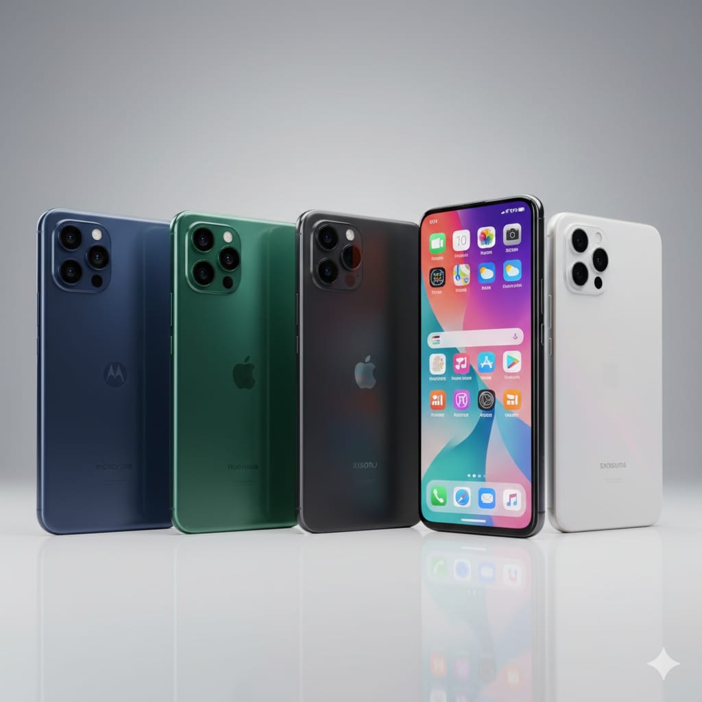 5 HP turun harga jutaan November 2025: iPhone, Xiaomi, Samsung, Motorola, &amp; Huawei siap jadi pilihan hemat tapi berkualitas.