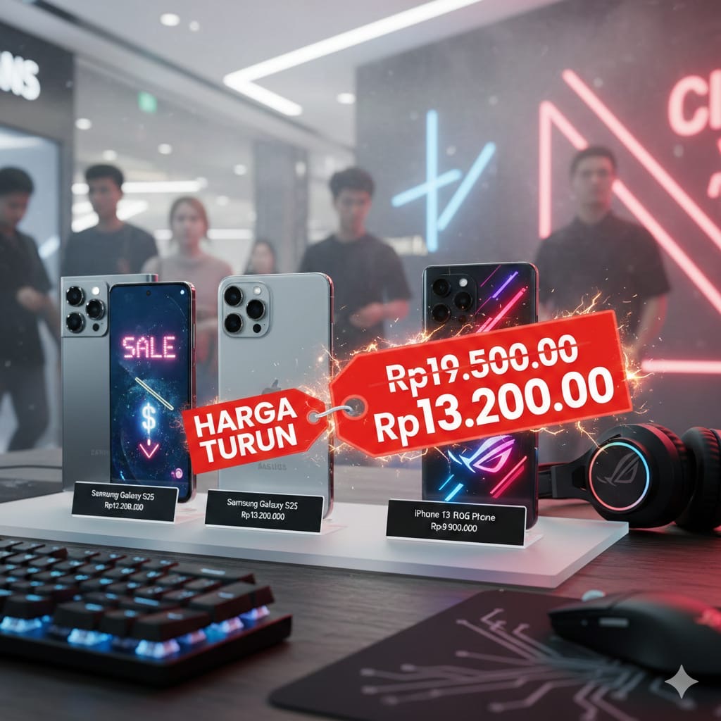 HP flagship turun harga akhir tahun 2025, dari Samsung Galaxy S25 hingga iPhone 13 kini makin terjangkau. Ini daftar lengkapnya!