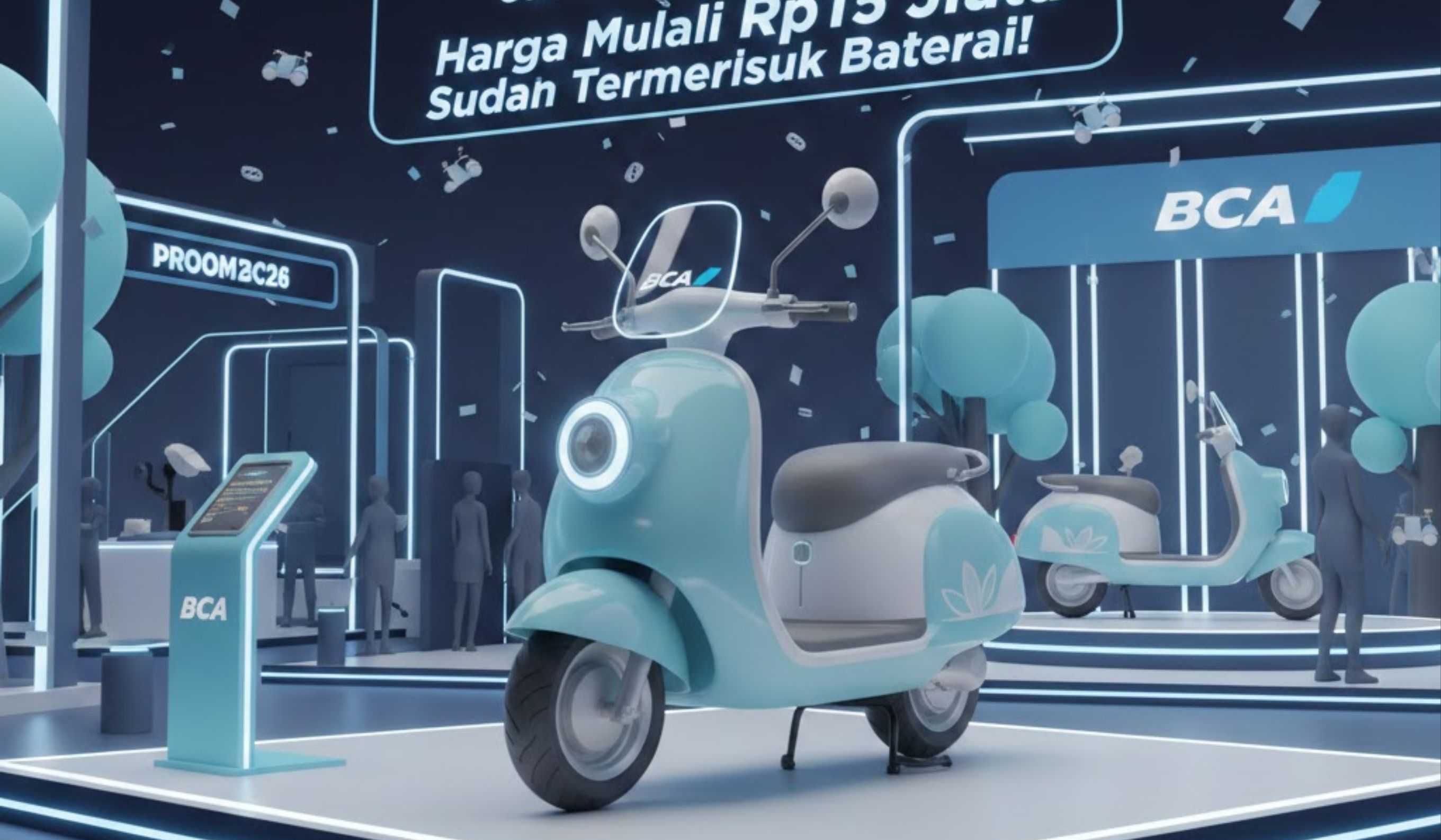 Promo BCA di IIMS 2026 bikin motor listrik Indomobil Cutie Rp15 juta makin terjangkau. Simak spesifikasi dan fiturnya!  