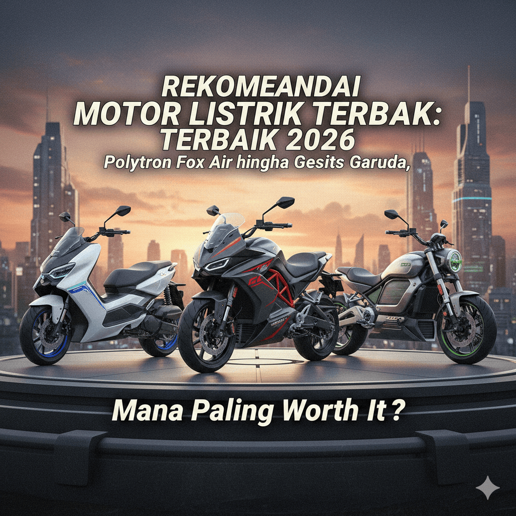 Rekomendasi Motor Listrik Terbaik 2026: Polytron Fox Air hingga Gesits Garuda, Mana Paling Worth It?  