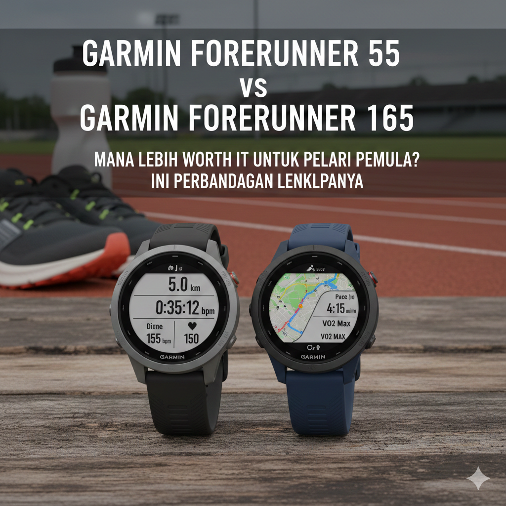 Garmin Forerunner 55 vs Garmin Forerunner 165, Mana Lebih Worth It untuk Pelari Pemula? Ini Perbandingan Lengkapnya