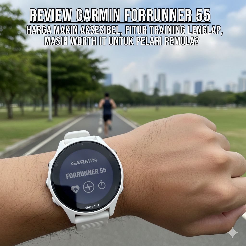 Review Garmin Forerunner 55: Harga Makin Aksesibel, Fitur Training Lengkap, Masih Worth It untuk Pelari Pemula?