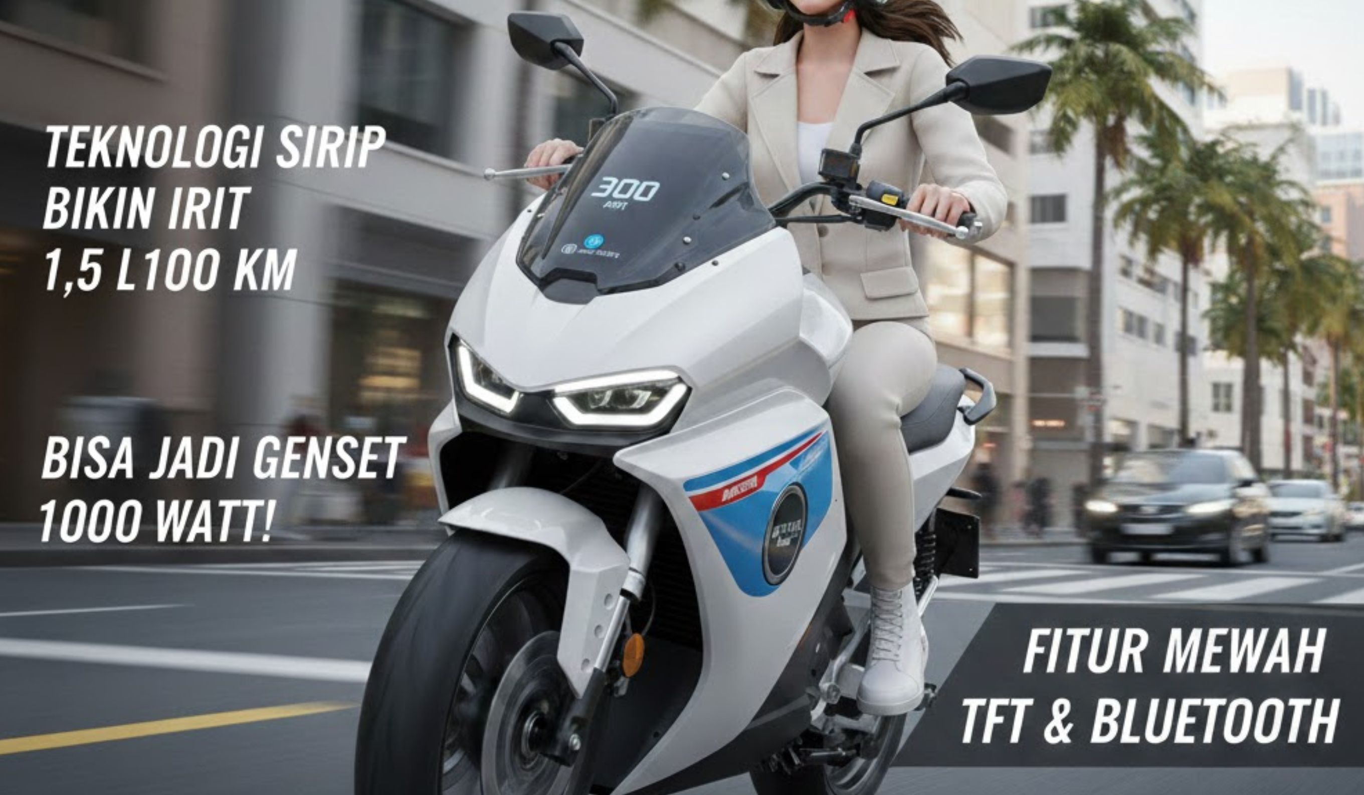 Review motor listrik Zongshen ES5 terbaru: teknologi Sirip bikin irit 1,5 L/100 km dan bisa jadi genset 1000 watt!