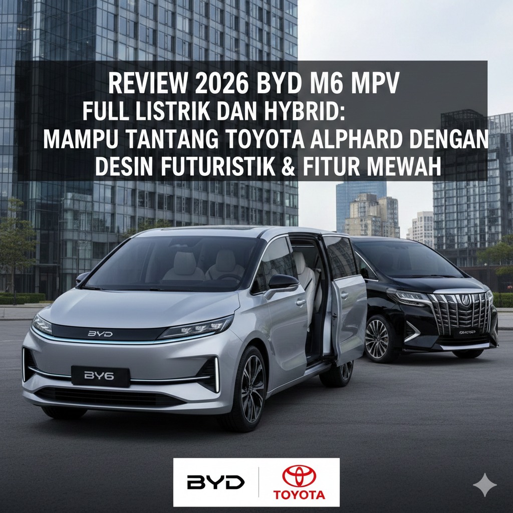 Review 2026 BYD M6 MPV Full Listrik dan Hybrid: Mampu Tantang Toyota Alphard dengan Desain Futuristik &amp; Fitur Mewah