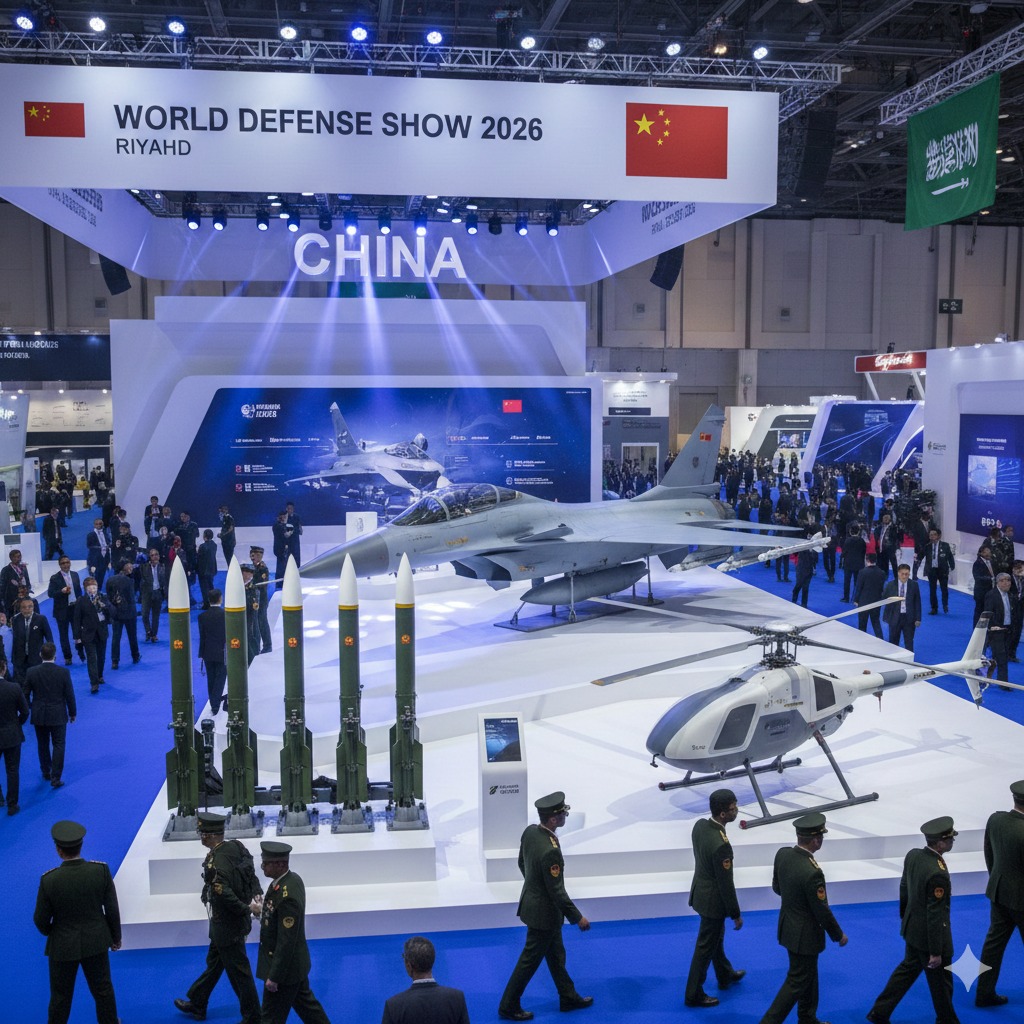 World Defense Show 2026 Riyadh Diramaikan China: J-10C, Drone Golden Eagle CR500B hingga Rudal Hongqi Dipamerkan