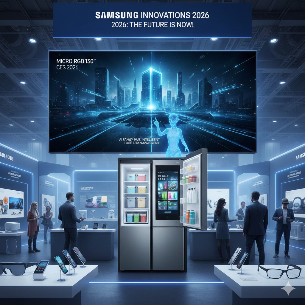 Teknologi Terbaru Samsung 2026 dari CES: Micro RGB 130 Inci hingga AI di Kulkas, Ini Inovasi Paling Gila!