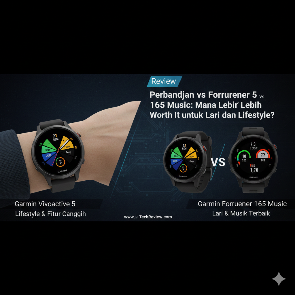 Perbandingan Garmin Vivoactive 5 vs Forerunner 165 Music: Mana Lebih Worth It untuk Lari dan Lifestyle?  
