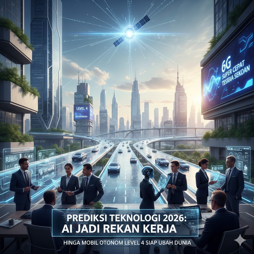 Prediksi Teknologi 2026: AI Jadi Rekan Kerja, 6G Super Cepat hingga Mobil Otonom Level 4 Siap Ubah Dunia