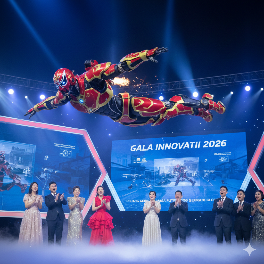 Robot Humanoid China Bikin Heboh di Gala 2026, Salto Presisi hingga Disiapkan untuk Perang Cerdas?