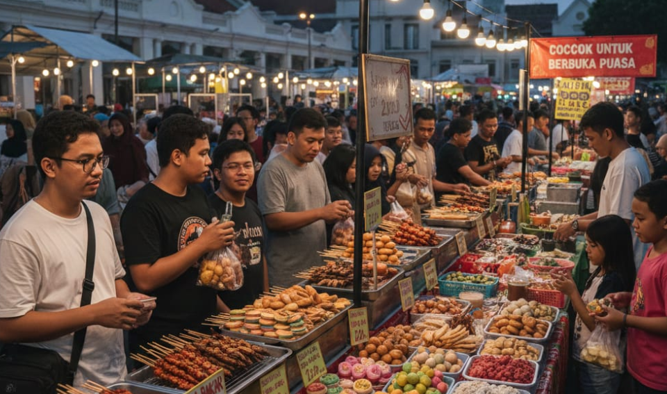 Rekomendasi Takjil Lengkap di Pasar Lama Tangerang!