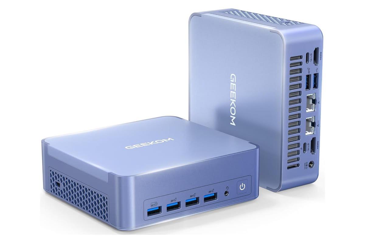 Review Mini PC Geekom A5 2025 Edition Ryzen 7 5825U. Performa kencang, irit daya, bisa 4 monitor. Masih perlu rakit PC?