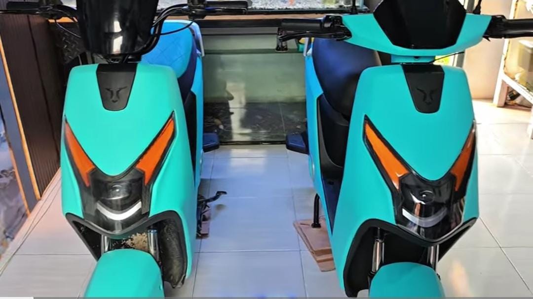 Motor listrik murah Winplay D75 Rp3 jutaan, top speed 47 km/jam, jarak tempuh 50 km, fitur NFC dan alarm.