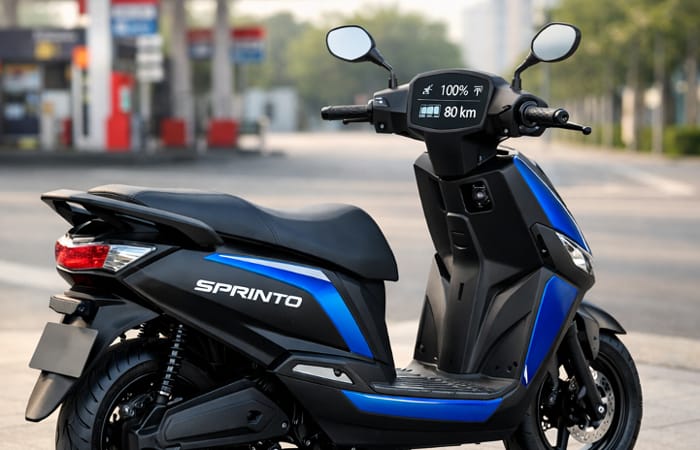 Intip spek Motor Listrik Indomobil Sprinto. Jarak tempuh 80 km, harga 26 jutaan, dan fitur cas kilat 45 menit. Solusi irit tanpa BBM!