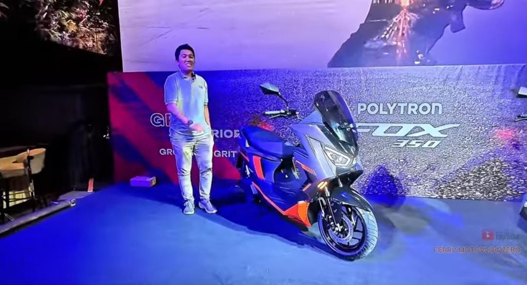 Polytron Fox 350 resmi launching dengan passive keyless, cruise control dan jarak tempuh 130 km. Simak spesifikasi lengkapnya!