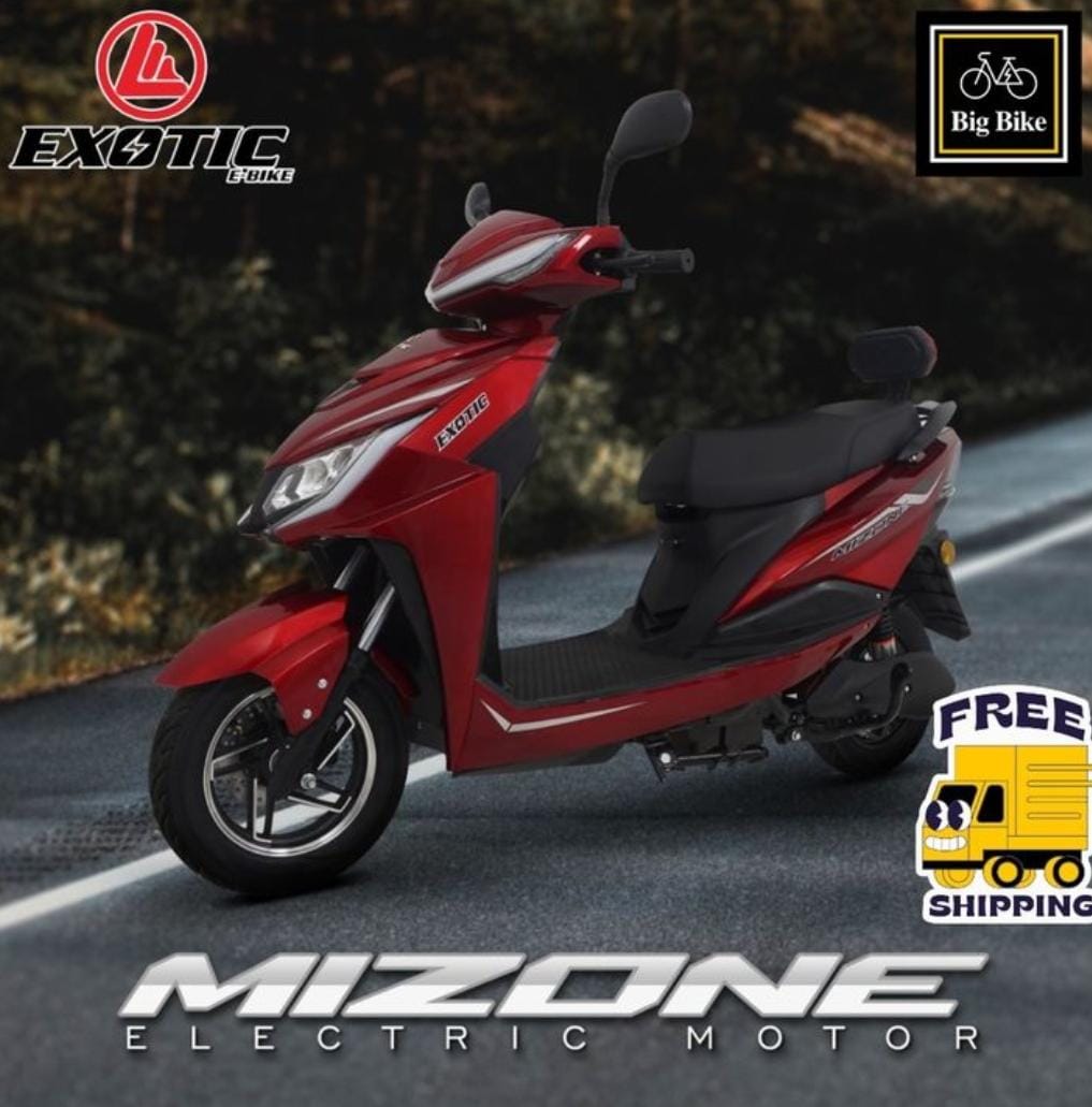 Motor listrik Myzone Exotic: desain keren, baterai tahan lama, speed 70 km/jam, harga Rp2 jutaan, ideal untuk perjalanan jauh.