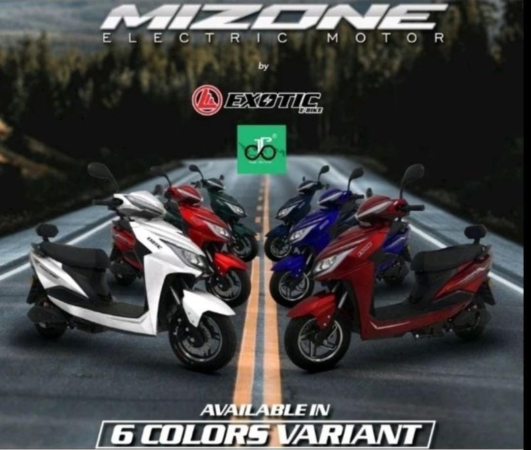 Motor listrik Exotic Mizon subsidi Rp6 jutaan: baterai 48V 32Ah, jarak tempuh 65 km, desain modern, ideal untuk kota.