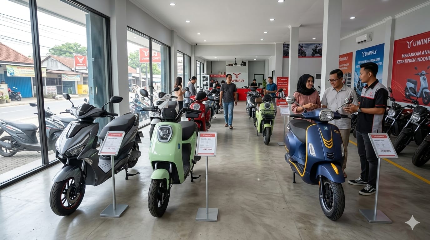 Motor listrik murah 2025 mulai Rp8 jutaan hingga Rp28 juta. Cek spesifikasi dan keunggulan lengkapnya di sini. 