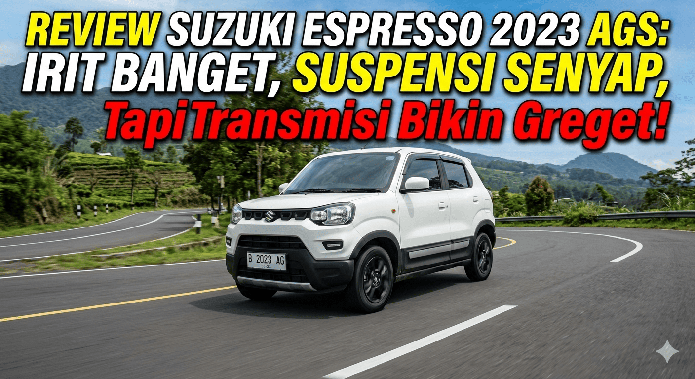 Review Suzuki Espresso 2023 AGS: Irit Banget, Suspensi Senyap, Tapi Transmisi Bikin Greget! 