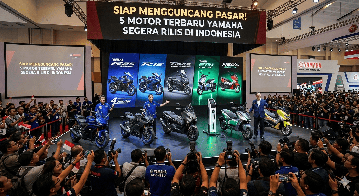Siap Mengguncang Pasar! 5 Motor Terbaru Yamaha Segera Rilis di Indonesia, Ada R25 4 Silinder hingga Skutik Listrik