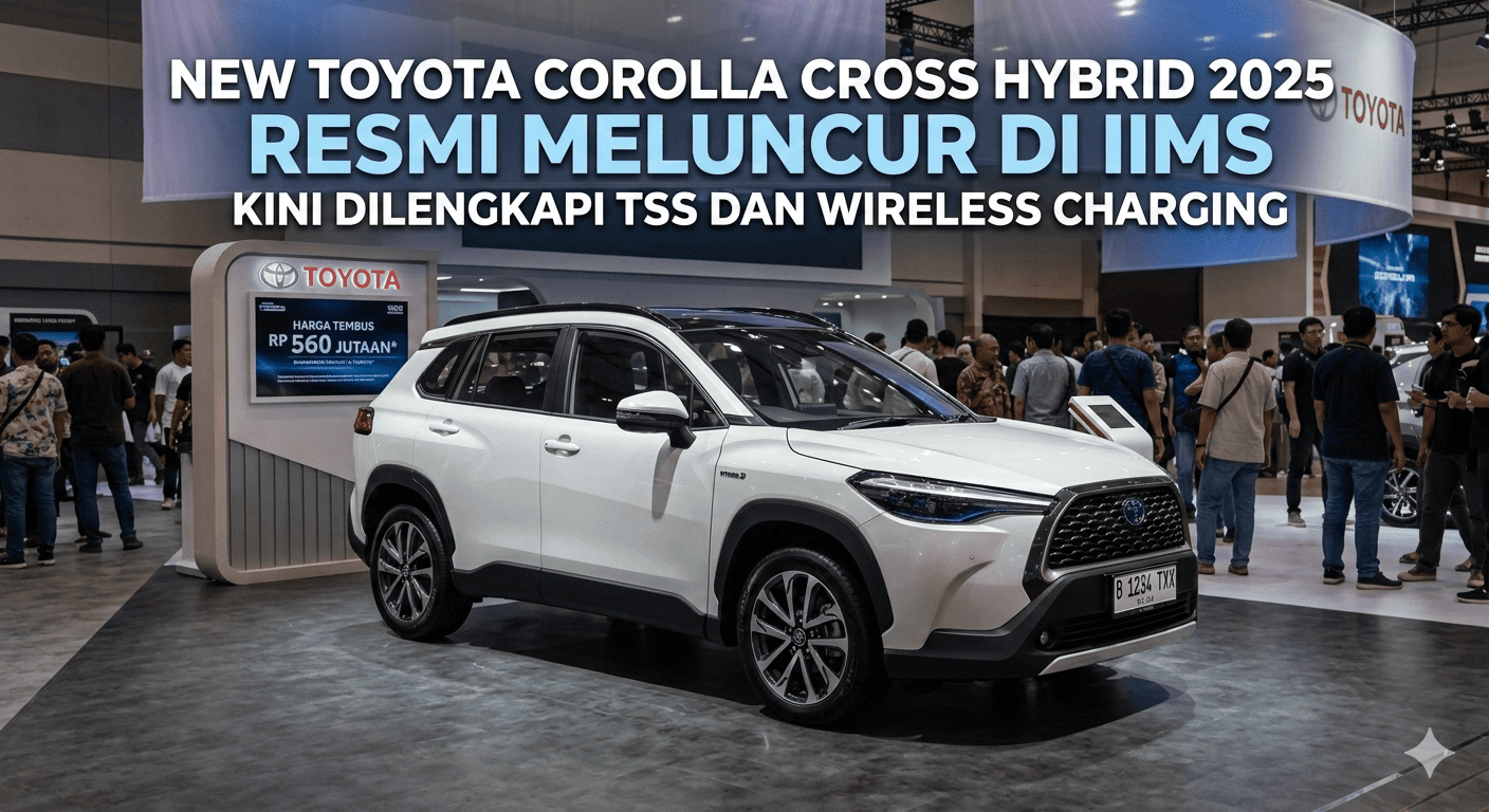 New Toyota Corolla Cross Hybrid 2025 Resmi Meluncur di IIMS, Kini Dilengkapi TSS dan Wireless Charging, Harga Tembus Segini