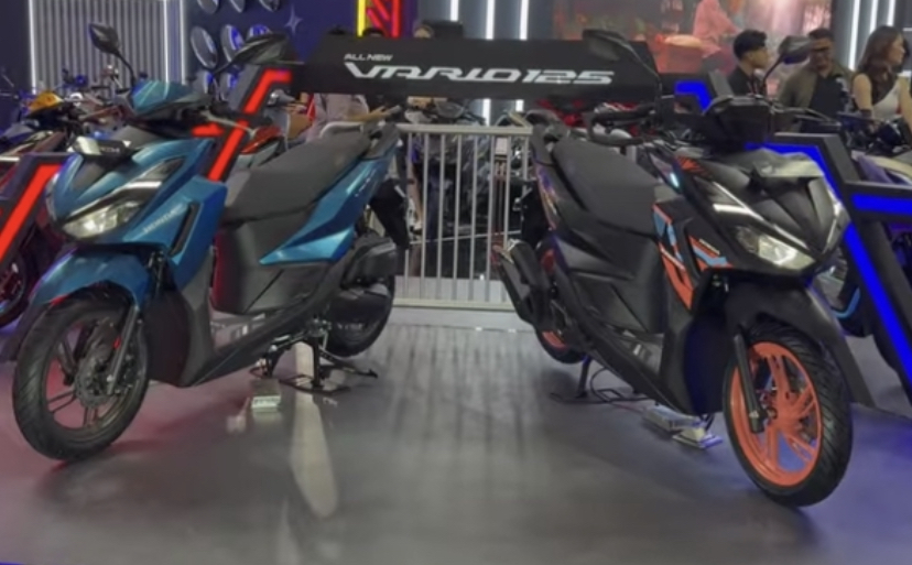 Booth Honda IMS 2026 pamer New Vario 125, Stylo 160 hingga RC213V Joan Mir. Deretan motor terbaru curi perhatian!