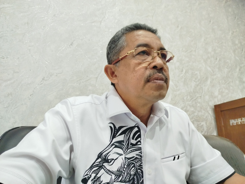 Ketua Komisi IV Sukarodin ketika memimpin rapat dengan RSUD dr Soedomo