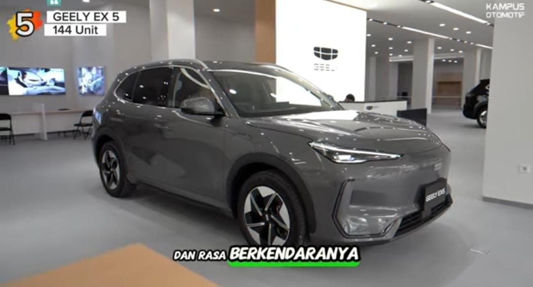 Daftar mobil listrik compact SUV terlaris September 2025 versi Gaikindo. Ion V jadi juara, ungguli BYD Atto 3 hingga Chery J6.