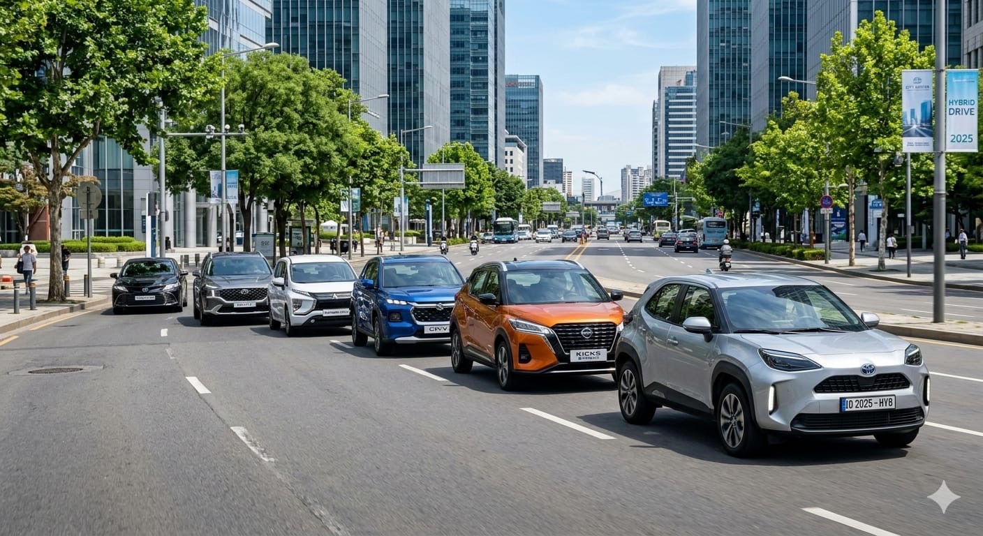7 mobil hybrid terbaik 2025: hemat BBM, ramah lingkungan, dan bertenaga. Pilihan ideal SUV, MPV, dan sedan untuk semua kebutuhan.
