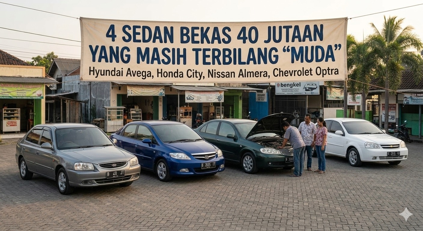 4 Sedan Bekas 40 Jutaan yang Masih Terbilang &ldquo;Muda&rdquo;, Dari Hyundai Avega hingga Chevrolet Optra