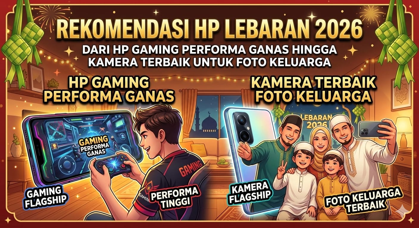 Rekomendasi HP Lebaran 2026: Dari HP Gaming Performa Ganas hingga Kamera Terbaik untuk Foto Keluarga