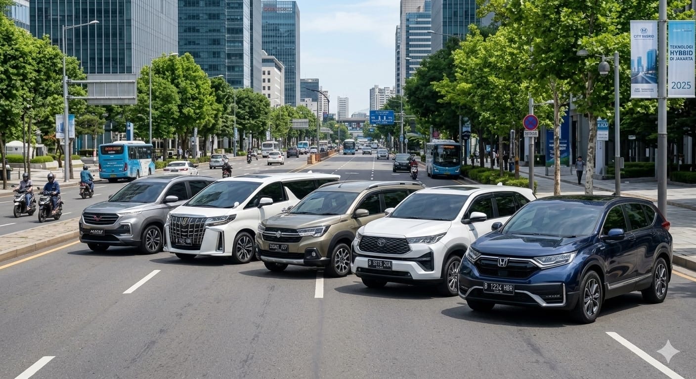 Komparasi mobil hybrid 2026: Innova Zenix, CR-V, XL7, Alphard &amp; Almas. Mana paling irit BBM dan layak dibeli?