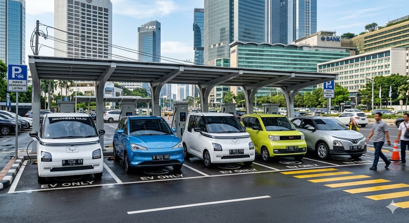 5 mobil listrik murah di Indonesia dengan harga mulai Rp180 jutaan. Ada Wuling Air EV, Neta V-II hingga VinFast VF5 dengan jarak tempuh 400 km.