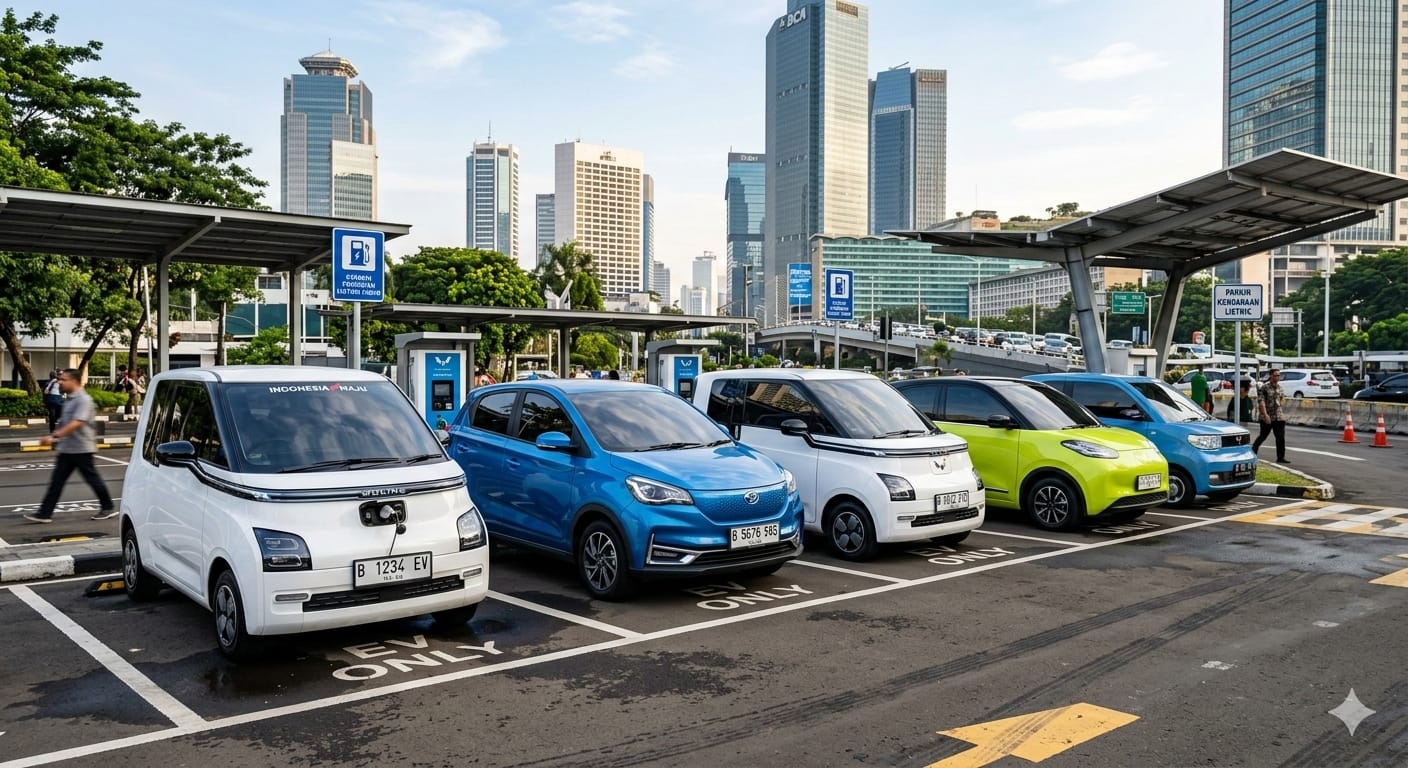 6 mobil listrik termurah di Indonesia 2026, harga mulai Rp184 juta dengan jarak tempuh hingga 400 km. Ini daftar lengkap dan spesifikasinya.