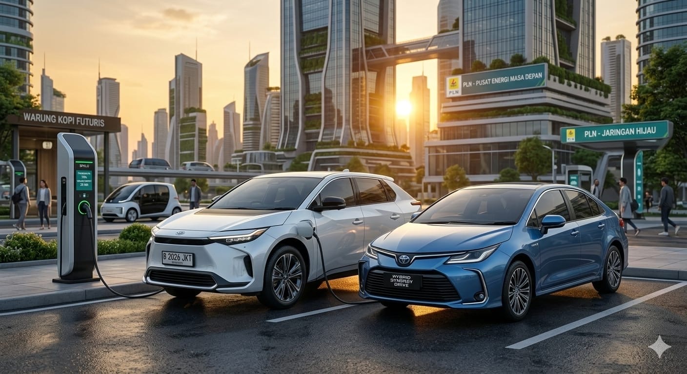 Tren mobil listrik 2026 diprediksi melambat. Hybrid mulai kembali dilirik pabrikan dan konsumen di tengah tantangan harga dan infrastruktur.