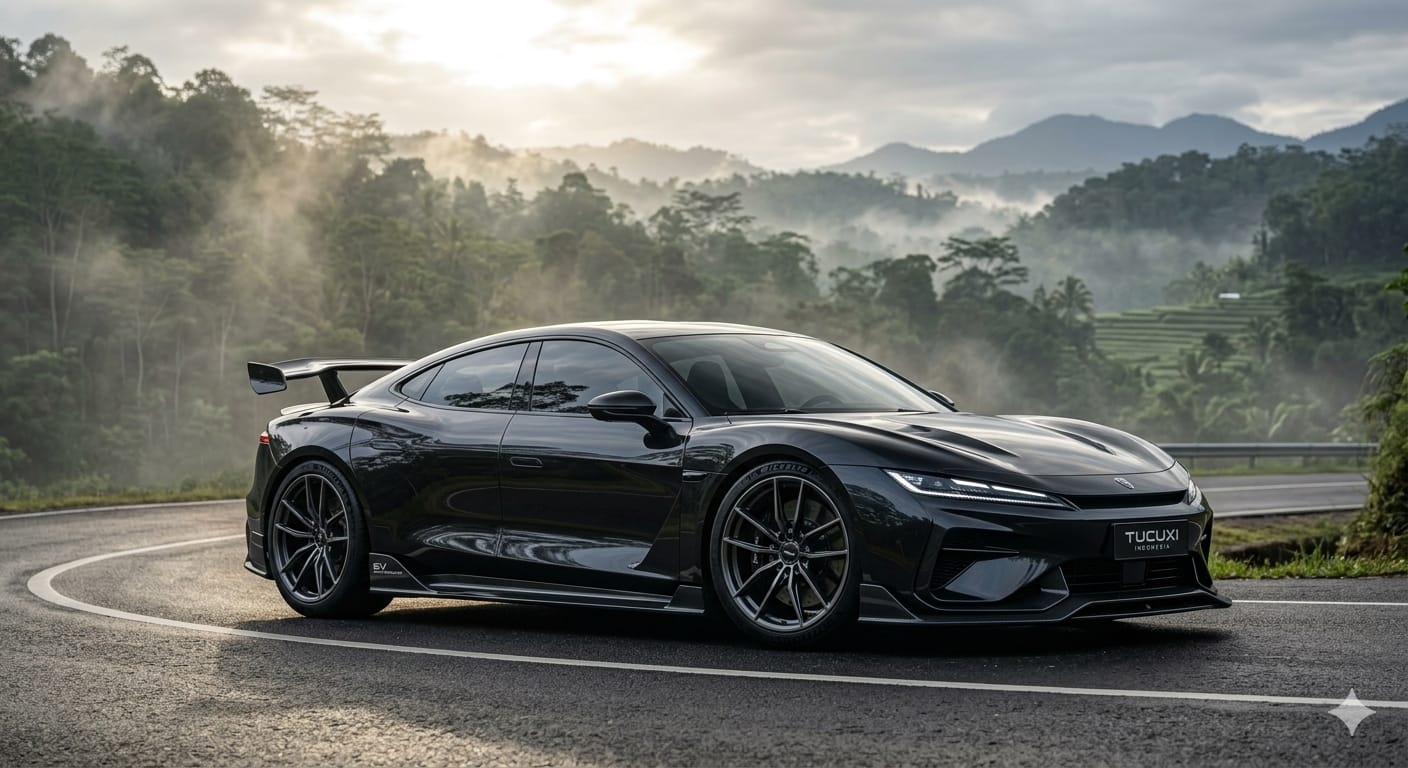 Mobil listrik Tucuxi buatan Indonesia sempat digagas Dahlan Iskan. Desainnya mirip Tesla Roadster namun proyeknya berhenti setelah kecelakaan.